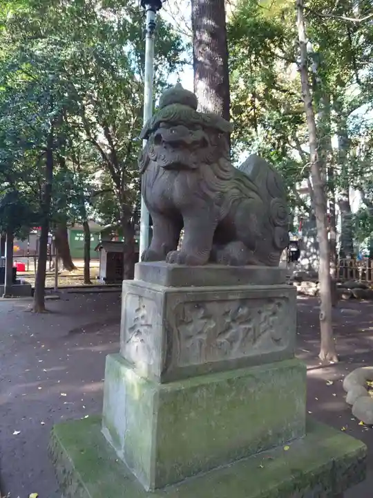 ときわ台天祖神社の狛犬