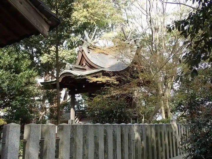 白堤神社の本殿・本堂