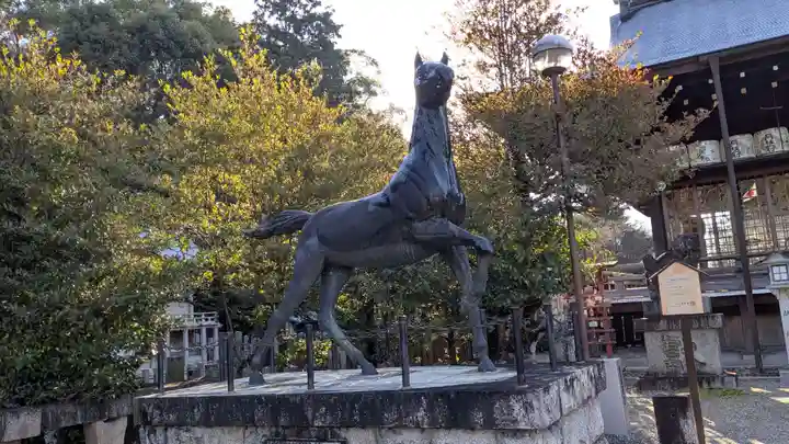 京都乃木神社の狛犬