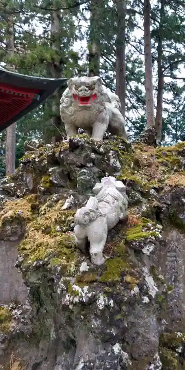 富士山東口本宮 冨士浅間神社の狛犬