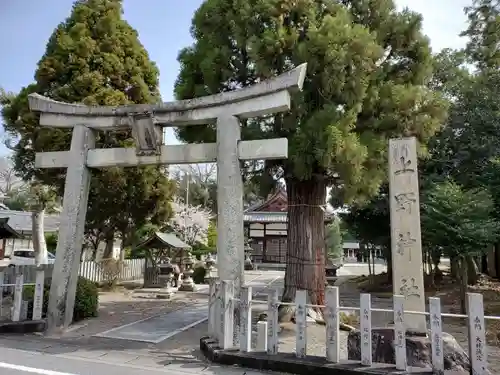 上野神社の鳥居