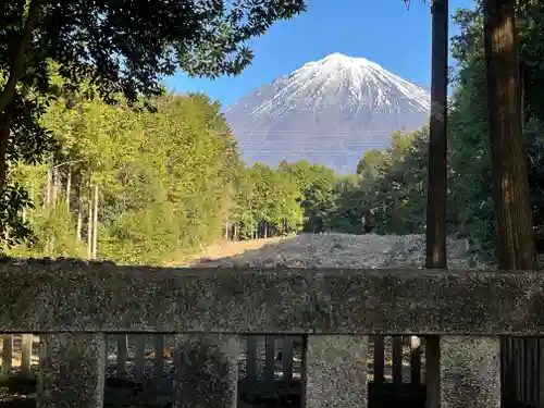 山宮浅間神社の景色