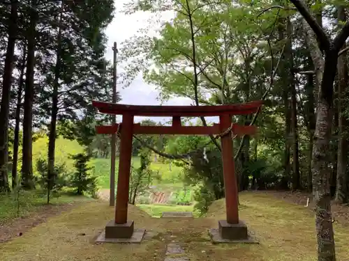 神社（名称不明）の鳥居