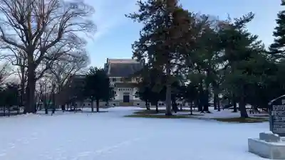 北海道護國神社の庭園