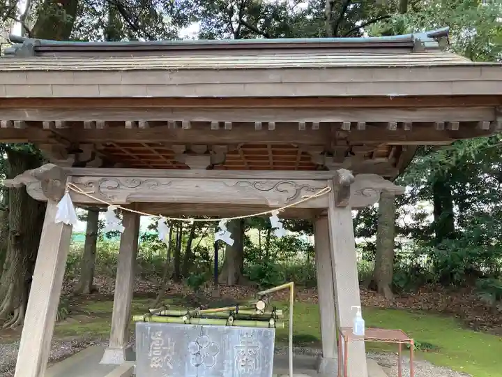 朝日森天満宮の手水舎