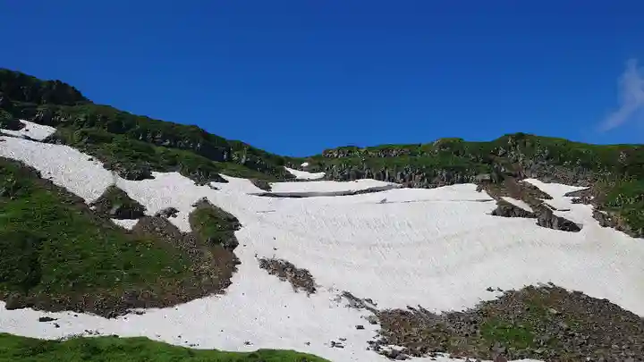 鳥海山大物忌神社本社の景色
