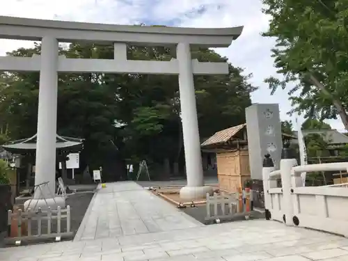 白旗神社の鳥居