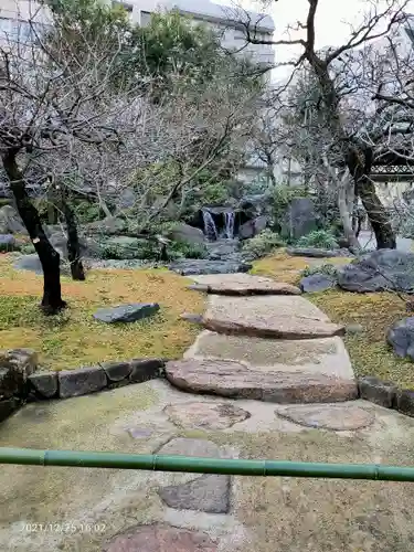 湯島天満宮の庭園