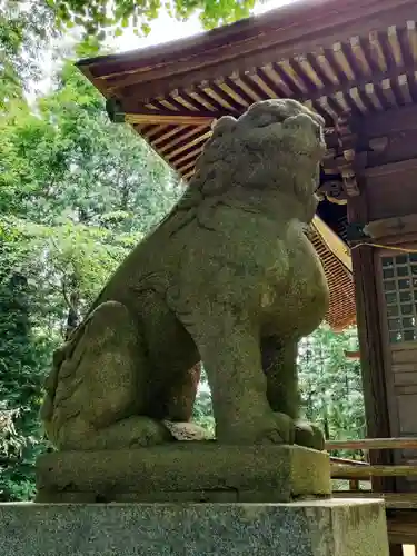 鬼越神社の狛犬