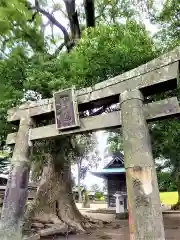 溝口竃門神社の鳥居