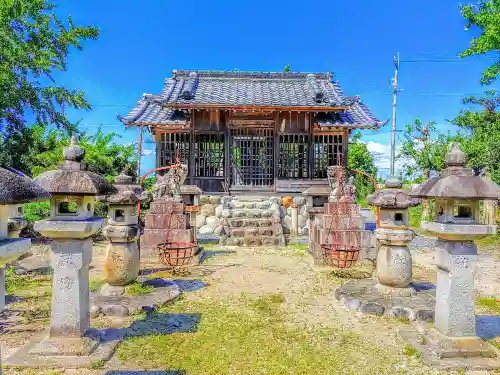 神明社（西鵜之本）の本殿