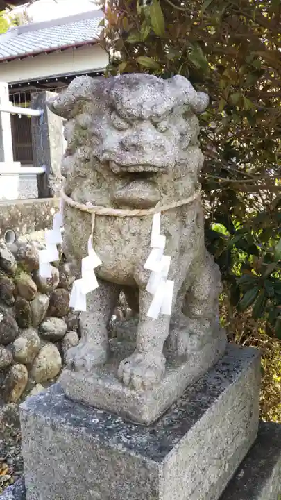 片岡神明宮の狛犬