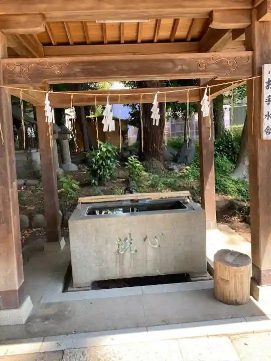 菅田天神社の手水舎