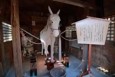 三春大神宮の狛犬