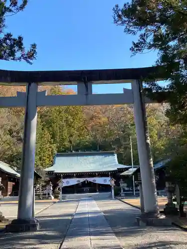 山梨縣護國神社の鳥居