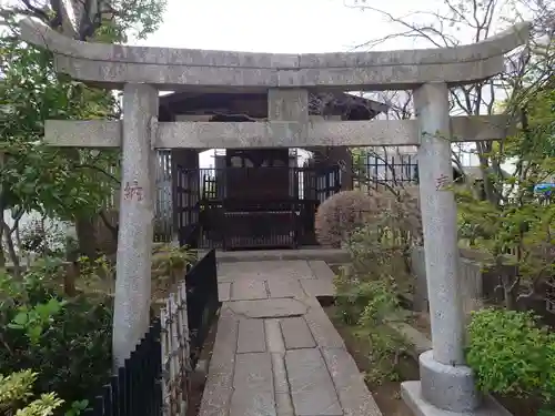 白山神社の鳥居