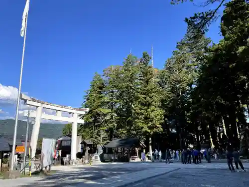 諏訪大社の鳥居