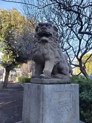 新井天神北野神社の狛犬