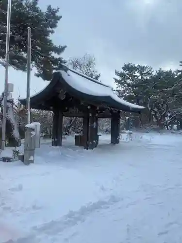 函館護國神社の手水