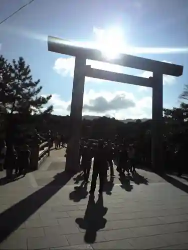 伊勢神宮内宮（皇大神宮）の鳥居