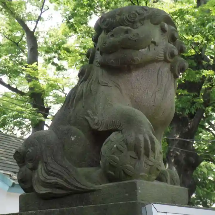 丸子山王日枝神社の狛犬