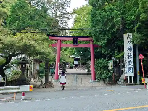 内々神社の鳥居