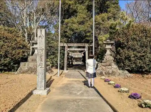 神明社 (石神町)の鳥居