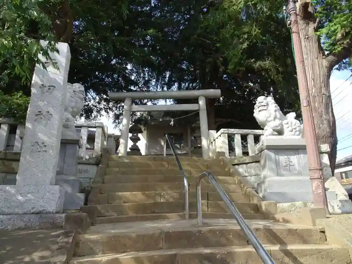 矢切神社の鳥居