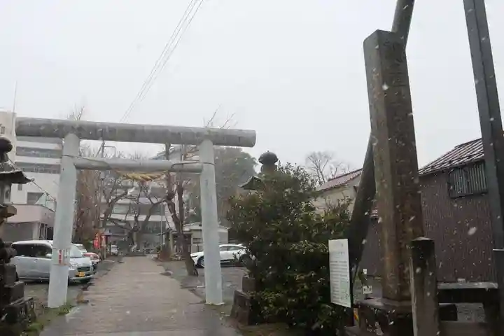 阿邪訶根神社の鳥居