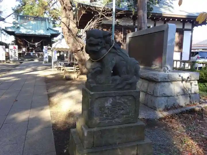 篠原八幡神社の狛犬