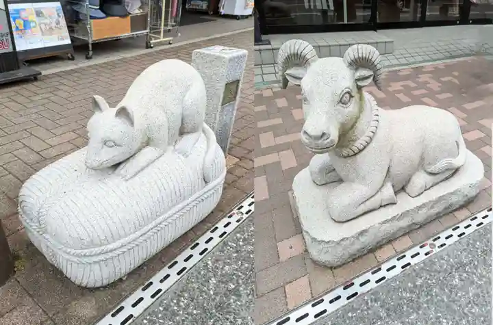 成田山 薬師堂(旧本堂)の狛犬