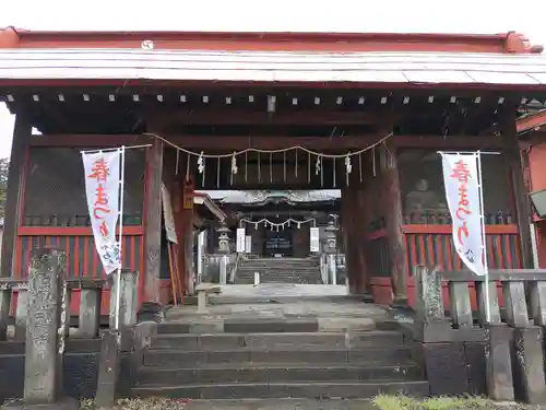 上野国一社八幡八幡宮の山門