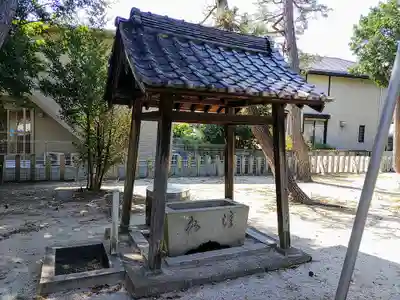 八幡社(北一色八幡社)の手水舎