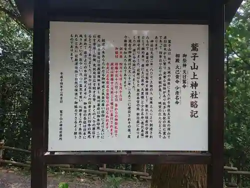 鷲子山上神社の歴史