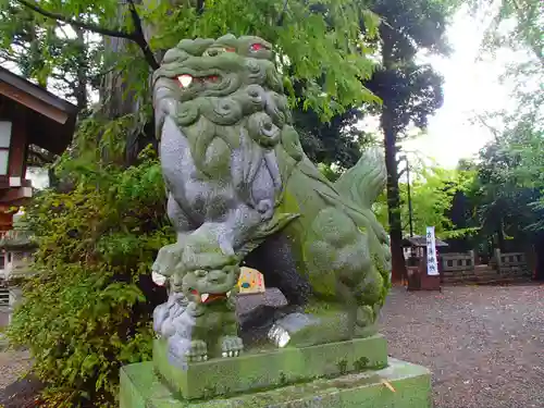 岩槻久伊豆神社の狛犬