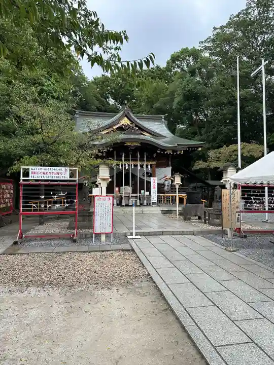 鎮守氷川神社の本殿・本堂