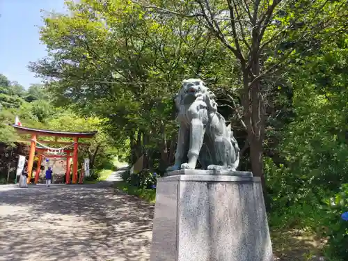 虻田神社の狛犬