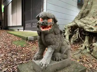 白山神社の狛犬