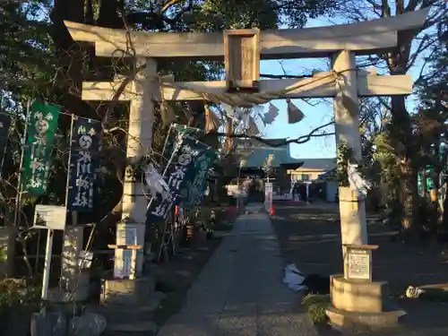 江北氷川神社の鳥居
