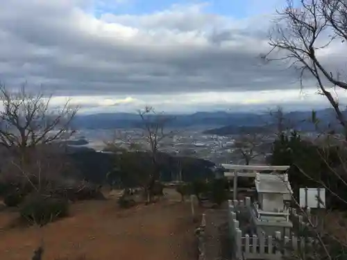 大虫神社（鬼ヶ嶽山頂）の景色