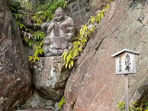 阿賀神社の像