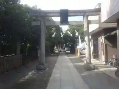 大森貴舩神社の鳥居