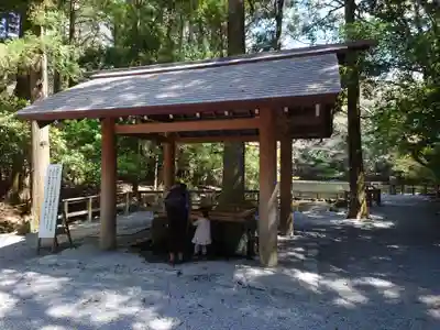 伊勢神宮内宮(皇大神宮)の手水舎