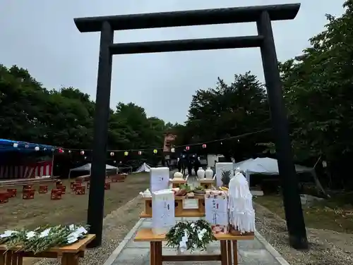 釧路一之宮 厳島神社の鳥居