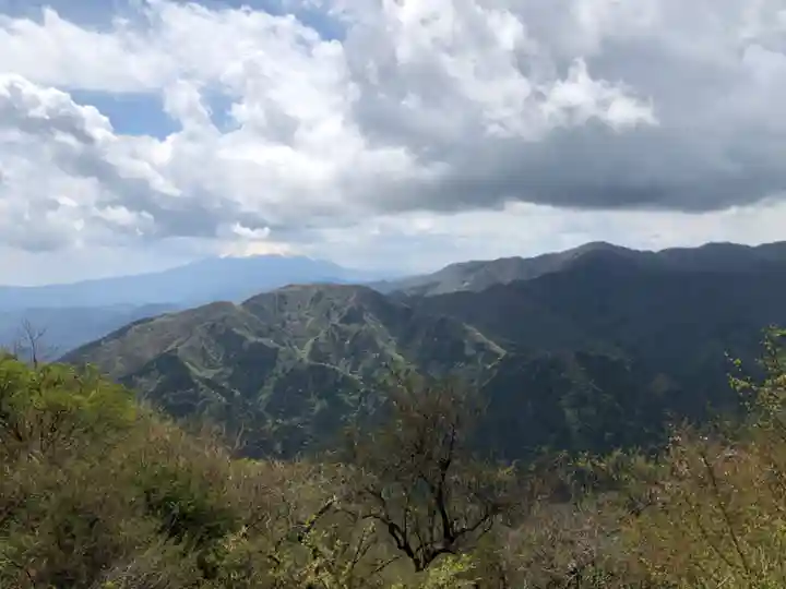 大山阿夫利神社本社の景色