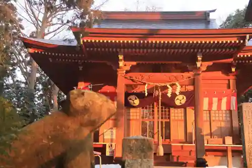 阿久津「田村神社」（郡山市阿久津町）旧社名：伊豆箱根三嶋三社の本殿・本堂
