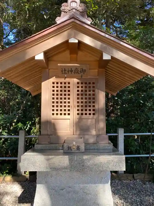 越ヶ谷久伊豆神社の末社・摂社
