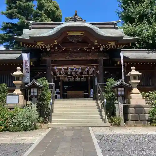 鳩ヶ谷氷川神社の山門・神門