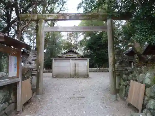 箕曲中松原神社の鳥居