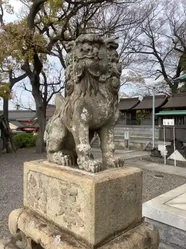 平坂熊野神社の狛犬